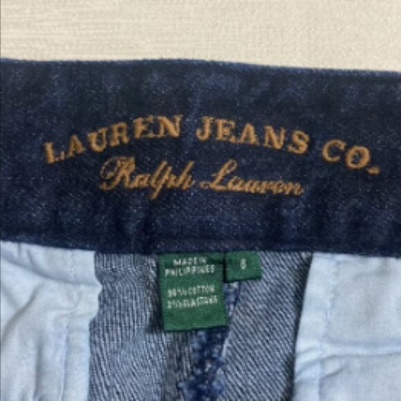 POLO RALPH LAUREN Women's Crop Dressy Denim Pants Size 8 - Picture 8 of 8
